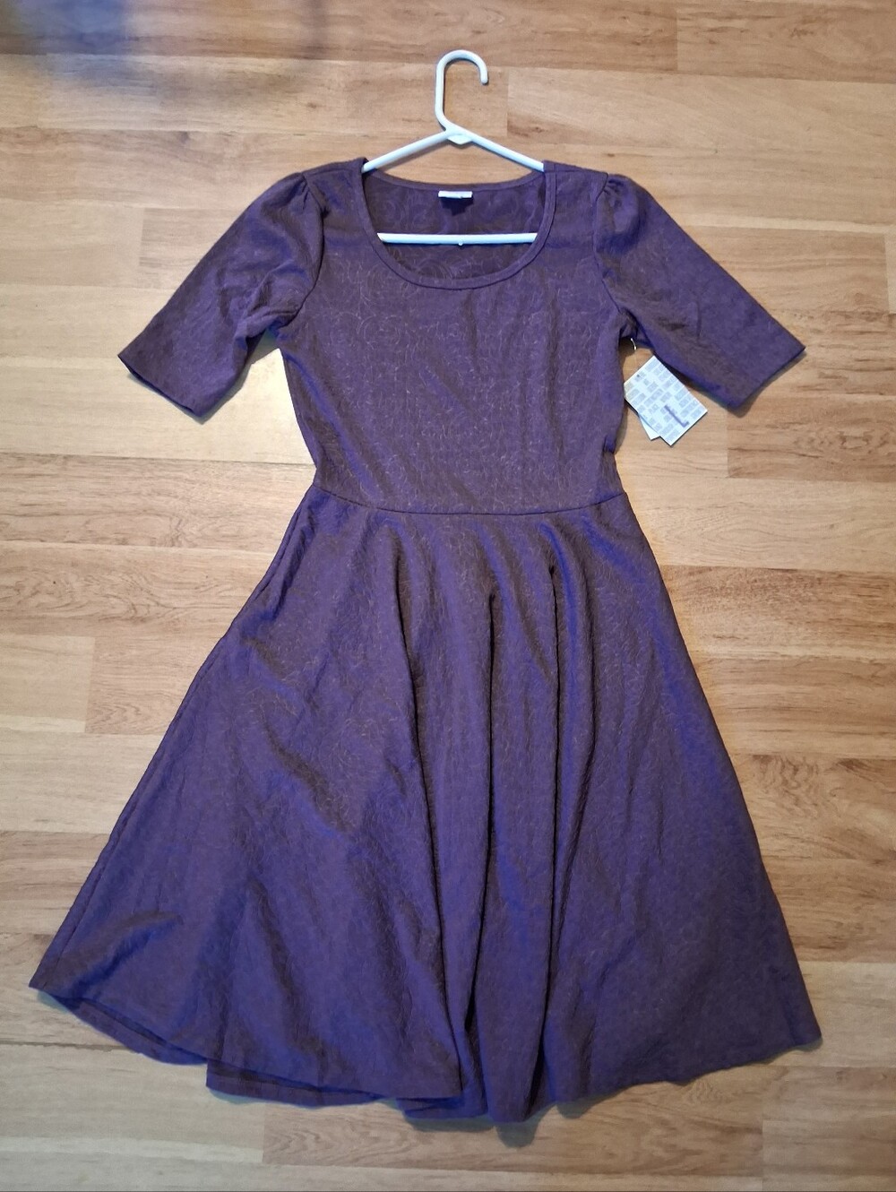 LuLaRoe Deep Purple Scoop-Neck Top